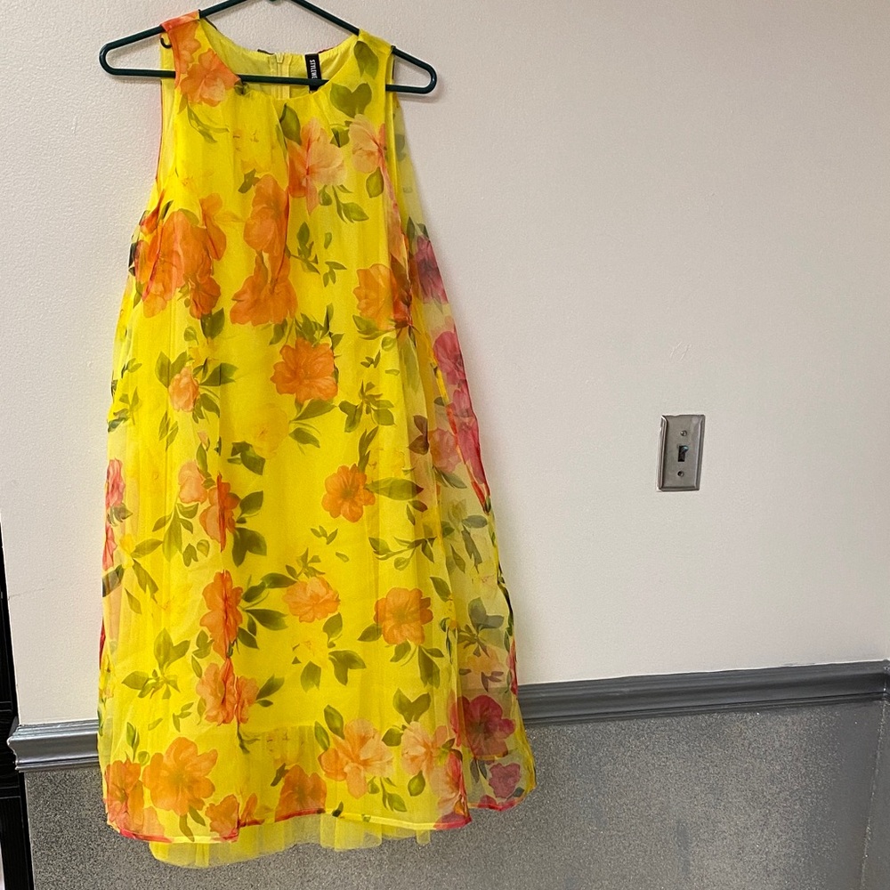 STYLEWE Yellow Floral Midi Dress